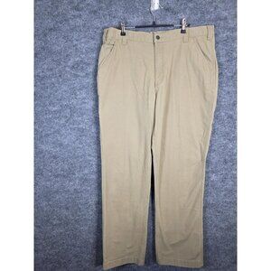 Carhartt Pants Mens 38x34 Tan Rugged Flex Relaxed Fit Canvas Work Carpenter